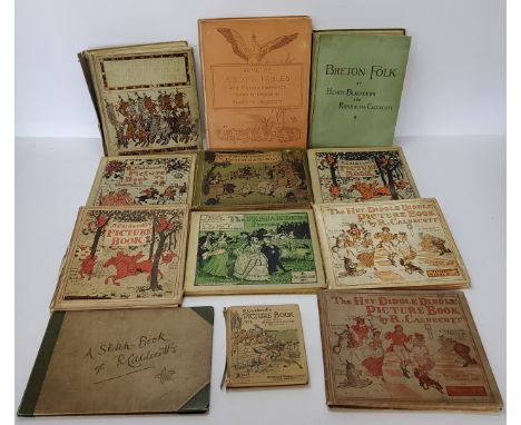 Children's Books - Randolph Caldecott -&nbsp;Caldecott Randolph [Aesop] Some of Aesop?s Fables. Macmillan 1883; Breton Folk; 