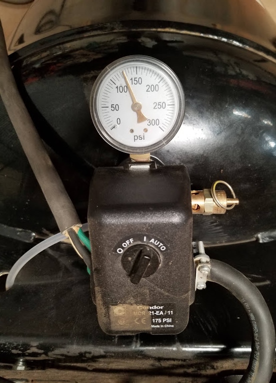 Kobalt 80 gallon Upright Air Compressor, Model K7580V2, 5HP 208/230