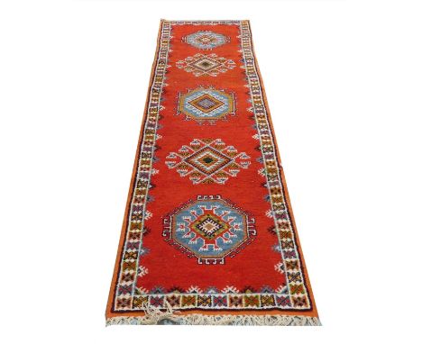 MOROCCAN RUNNER, 287cm x 71cm. 