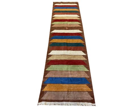 ANATOLIAN KILIM RUNNER, 300cm x 85cm. 