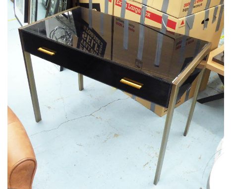 RV ASTLEY ETTORE CONSOLE TABLE, 100cm W x 75cm H x 51cm D with a long drawer. 