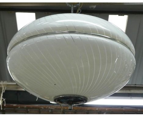 CEILING PENDANT, 50cm Drop minus chain, vintage 1970's. 