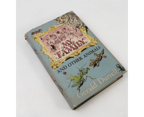 My Family and Other Animals, Gerald Durrell, London, Ruper Hart-Davis, 1956, first edition, third printing, green cloth with 