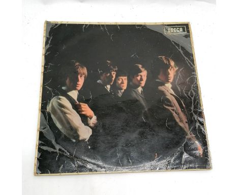 First album (1964) of the Rolling Stones by Decca MONO LK 4605 ~ the vinyl has a red/silver Decca 'ear' label and has KT 'tax