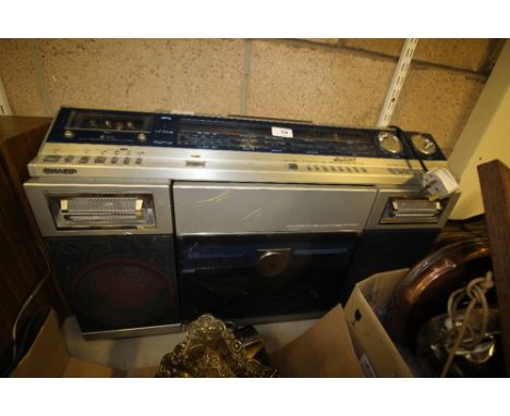 Sharp VZ-2000E record player boombox ghetto blaster