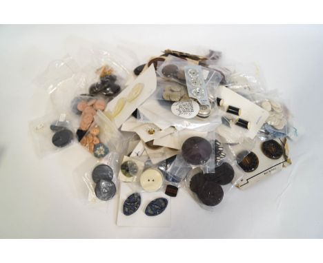 A collection of 1930's, 40's and 50's buttons, all sets