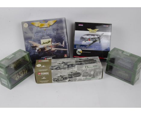 Modern Military Diecast Models, World War II era vehicles some limited edition including Corgi examples, Aviation Archive 473