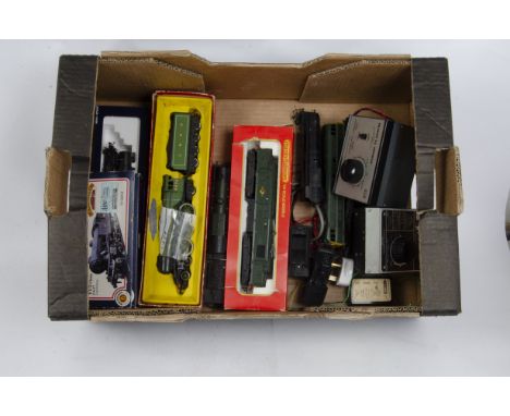 A Project Box of OO Gauge Trains by Various Makers, including boxed Bachmann Ivatt class 4 'Mogul' in retouched LMS black, G,