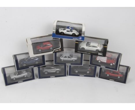 Modern Diecast Vehicles, a boxed/cased collection some limited edition of private, commercial and police vehicles, including 