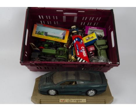 Modern Playworn Diecast Vehicles vintage and modern vehicles in various scales including a boxed Y-7 Matchbox Model of Yester