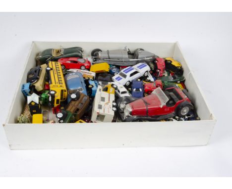 Post-war and Later Playworn Diecast Vehicles, military, private, commercial, emergency vehicles and aircraft including exampl