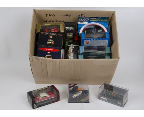 Modern Diecast Vehicles, a boxed/ cased collection of vintage private and competition vehicles including 1:24 scale Burago 15