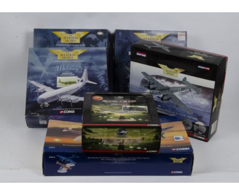 Corgi Aviation Archive, a boxed group, 1:72 scale models some limited edition AA99110 Phot Reconnaissance Unit, AA38502 Messe