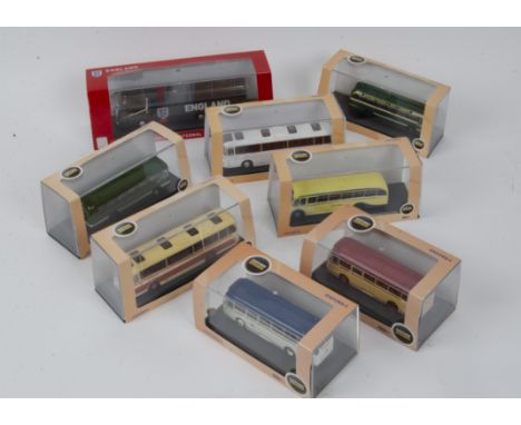 Oxford Omnibus and Others, a cased collection all with card sleeves 1:76 scale, including Oxford Omnibus (16), 76IR6005 offic