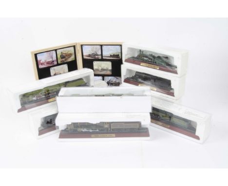 Atlas Editions Railway Collectables, Forty 'approximately TT scale' static models of European and American locomotives, all V