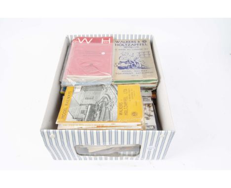 A Quantity of OO Gauge Railway Catalogues and Related Papers, including early post-war and later catalogues for W&amp;H, Bond