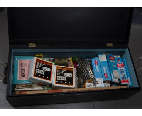 A Large Quantity of Peco OO Gauge Points Flexitrack Controllers and Layout Accessories, Approx. 29 'Electrofrog' points inclu