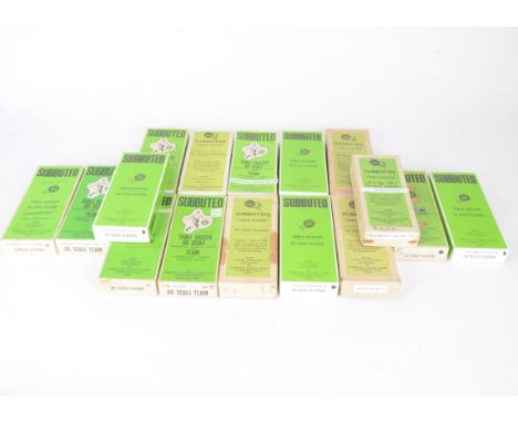 Various Subbuteo current League 0ne, Two and Non League Teams, Notts County (2), Bristol Rovers, Rotherham, Swindon (paint po