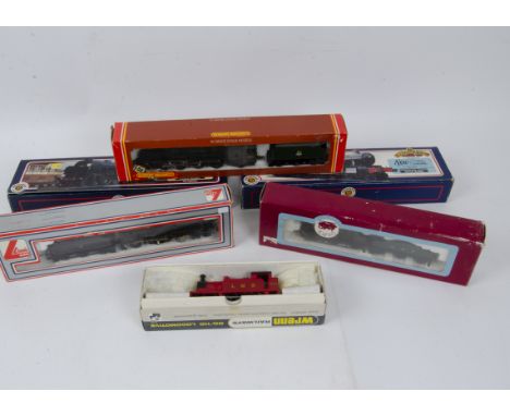 Boxed OO Gauge Steam Locomotives by Various Makers, comprising Bachmann 'Sir Martin Frobisher' in SR malachite green, BR gree