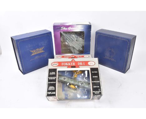 WW1 and Later Aircraft Models, a boxed group of six comprising 1:48 scale Lupa Models F/A-18 Hornet (appears displayed with l