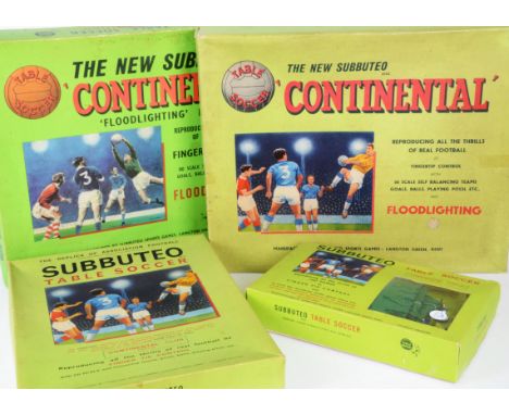 Subbuteo Sets, Continental Display comprising two teams, goals, ball and pitch with instructions, Continental Club Edition co