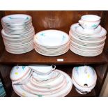 A J L Cassidy & Co "Montreal" pattern part dinner service