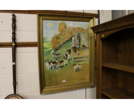 K.W.Gardner, study of a hunting scene 