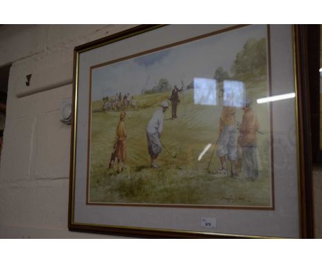 Golfing print
