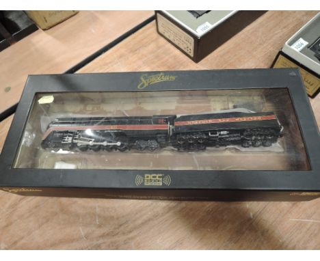 A Spectrum Bachmann Industries Inc HO scale Norfolk and Western 4-8-4 loco &amp; tender 611, boxed 83904