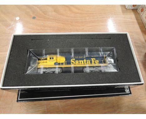 A Atlas HO scale American brass locomotive, Santa Fe 4620 boxed 7941