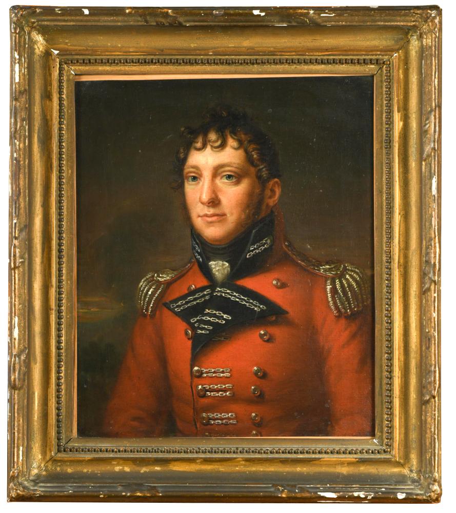 Continental School, 19th Century Portrait of a British Major General ...