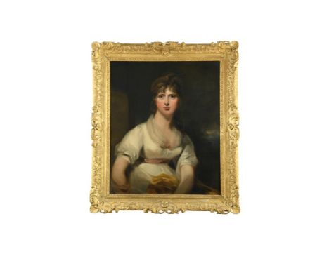 After Sir Thomas Lawrence, PRA, FRS (British, 1769-1830) Portrait of Mrs Willes (nee Williams) of Astrop House, Northamptonsh