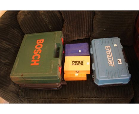 Collection of assorted tools inc. Erbauer Grinder, Bosch etc 