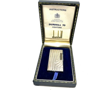 Vintage boxed Dunhill cigarette lighter 