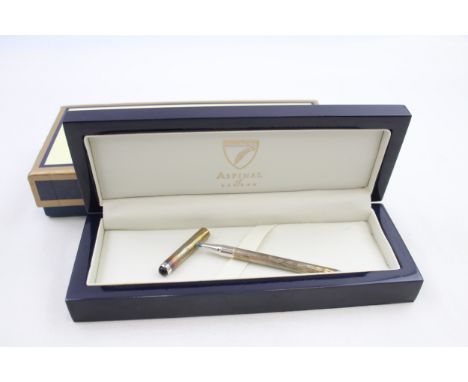 ASPINAL of London .925 sterling rollerball in original box 