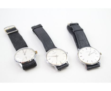 Mens Vintage Wristwatches Hand-Wind Dugena Festa Certina Working 
