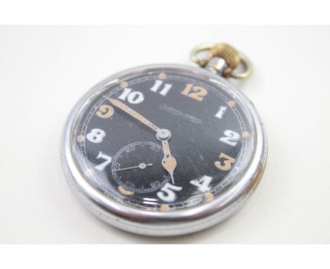 Mens Jaeger-Le Coultre GSTP Military Issue POCKET WATCH Hand Wind Working 