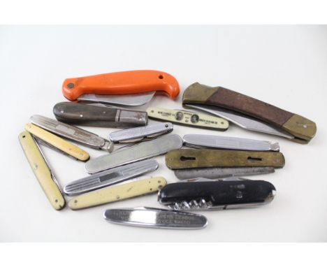 15 x Vintage Assorted Pocket KNIVES 