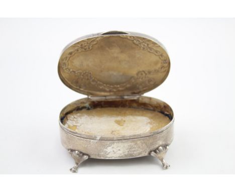 .925 sterling jewellery / trinket box 