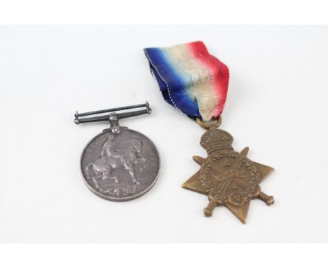 WW1 Medals x 2 inc. Mons Star &amp; War Named 2369 Pte A.Penn R. War Regt 