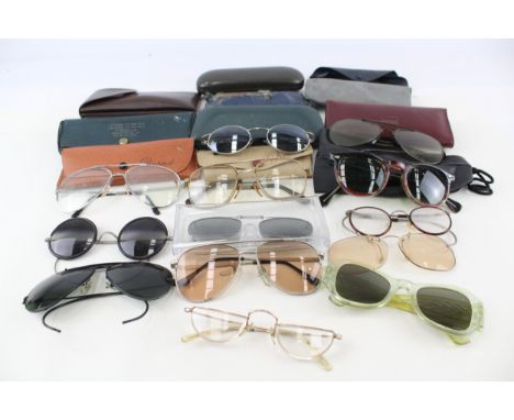 Sunglasses Vintage Glasses Assorted Inc Oversized, Mid Century, Cases, Retro Lot 