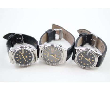 Mens Vintage Citizen Wristwatches Automatic Working 