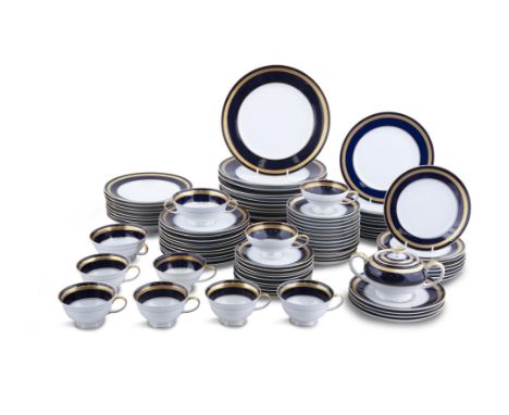 A 'CLASSICAL ROSE' ROSENTHAL DINNER SERVICE, COMPRISING;- 13 dinner plates - 20 dessert / side plates - 8 bowl - 4 side plate