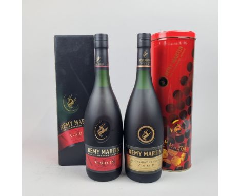 2 Bottles Remy Martin VSOP Fine Champagne Cognac  