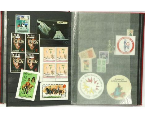 Stock book of European mint stamps, commemoratives etc. P&amp;P Group 1 (£14+VAT for the first lot and £1+VAT for subsequent 