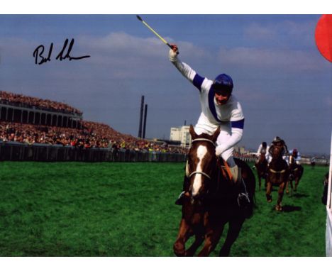 Bob Champion and Aldaniti Signed 1981 Grand National Limited Edition 20" by 15" Photo - Legendary jockey Bob Champion overcam