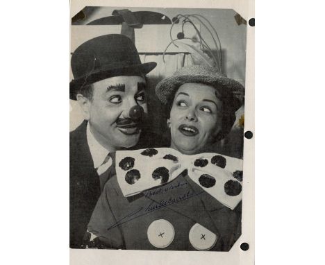 Charlie Cairoli signed vintage 10x8 inch black and white photo. Good condition. All autographs come with a Certificate of Aut