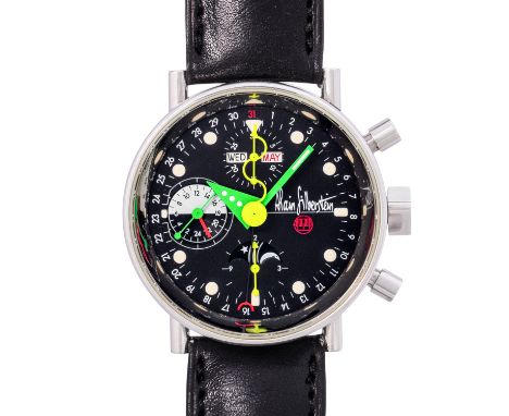 ALAIN SILBERSTEIN "Krono 2" Herren Armbanduhr. Erstkauf 02/1992 bei Peter Früh in Achern. Limitierte Edition No.178 von 999. 