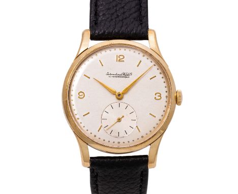 IWC Vintage Kal. 88 Herrenuhr. 14K Gelbgold. Handaufzugswerk Kal. 88 in funktionsfähigem Zustand. Sehr gute Gangwerte (+6.5 s