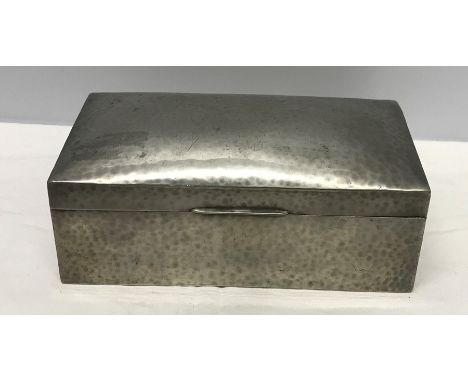 A Tudric (Liberty & Co) pewter cigarette box.Condition ReportDent to the back of box, light surface scratches, small dent to 